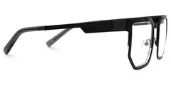 Barber Geometric Black Glasses | Zeelool Glasses