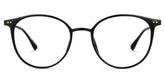 Judsy Round Black Glasses | Zeelool Glasses