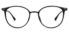 Judsy Round Black Glasses | Zeelool Glasses