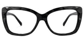 Wendell Black Cat Eye Frame Glasses | Zeelool