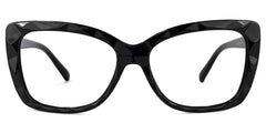 Wendell Black Cat Eye Frame Glasses | Zeelool