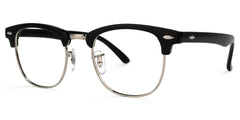 Hacker Browline Black Glasses | Zeelool Glasses