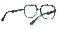 Ace Aviator Green Frame Glasses for Men | Zeelool
