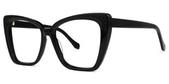 Shanell Butterfly Black Eyeglasses and Glasses Frames