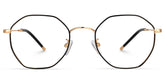 Reyes Geometric Black Glasses | Zeelool Glasses