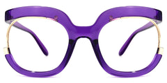 Darice Round Purple Glasses | Zeelool Glasses