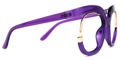 Darice Round Purple Glasses | Zeelool Glasses
