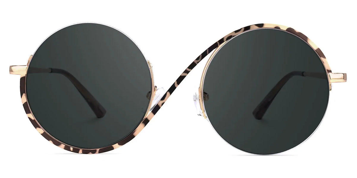 Flozif Tortoise Round Frame Glasses deals -Zeelool