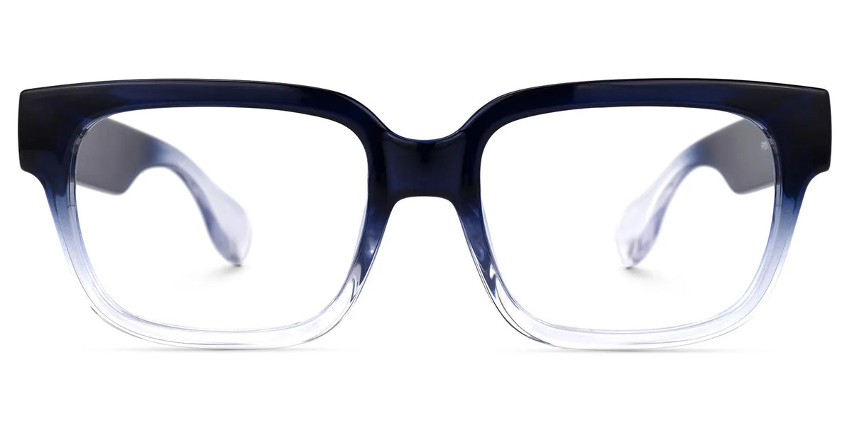 Colin Rectangle Dark-Blue Glasses | Zeelool Glasses