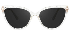 Lucas Cateye Clear Sunglasses | Zeelool Glasses