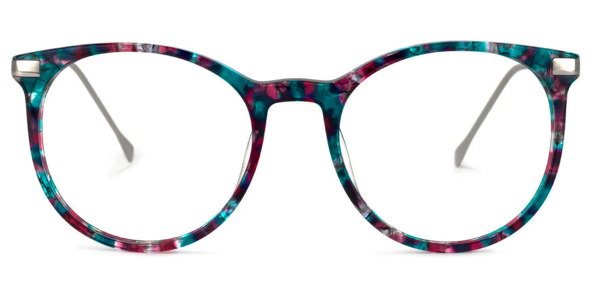 Lenid Round Floral Glasses | Zeelool Glasses