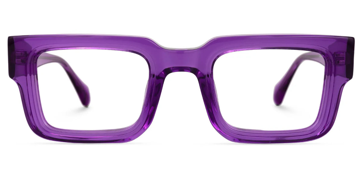 Glaucia Square Purple Glasses | Zeelool Glasses
