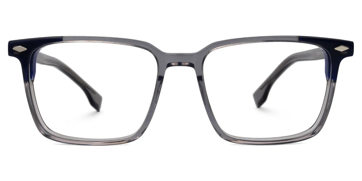 Davila Rectangle Gray Glasses | Zeelool Glasses