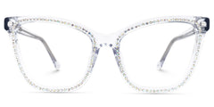 Goswami Square Clear Eyeglasses with Diamonds