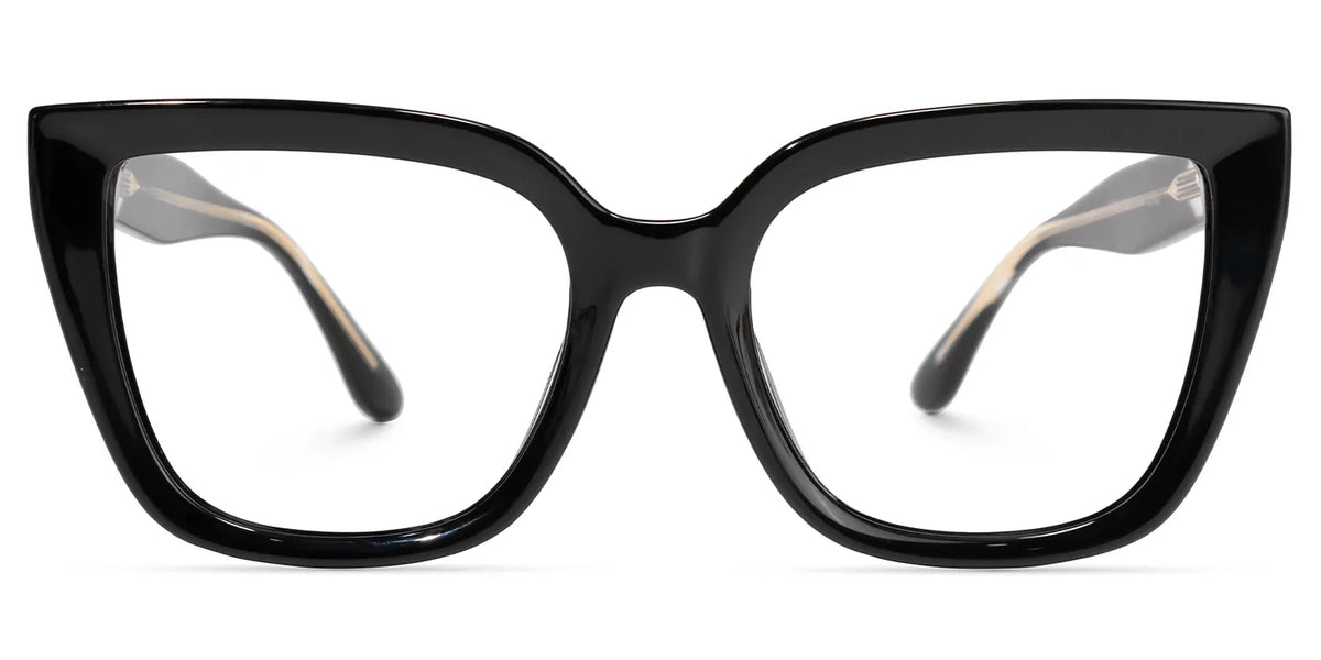 Mirta Square Black Glasses | Zeelool Glasses