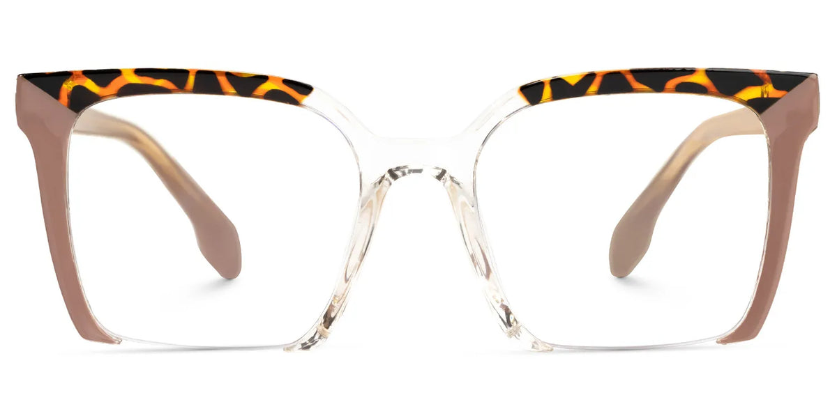 Misty Square Brown Glasses | Zeelool Glasses