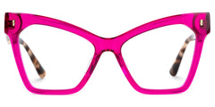 Senica Cateye Purple Glasses | Zeelool Glasses
