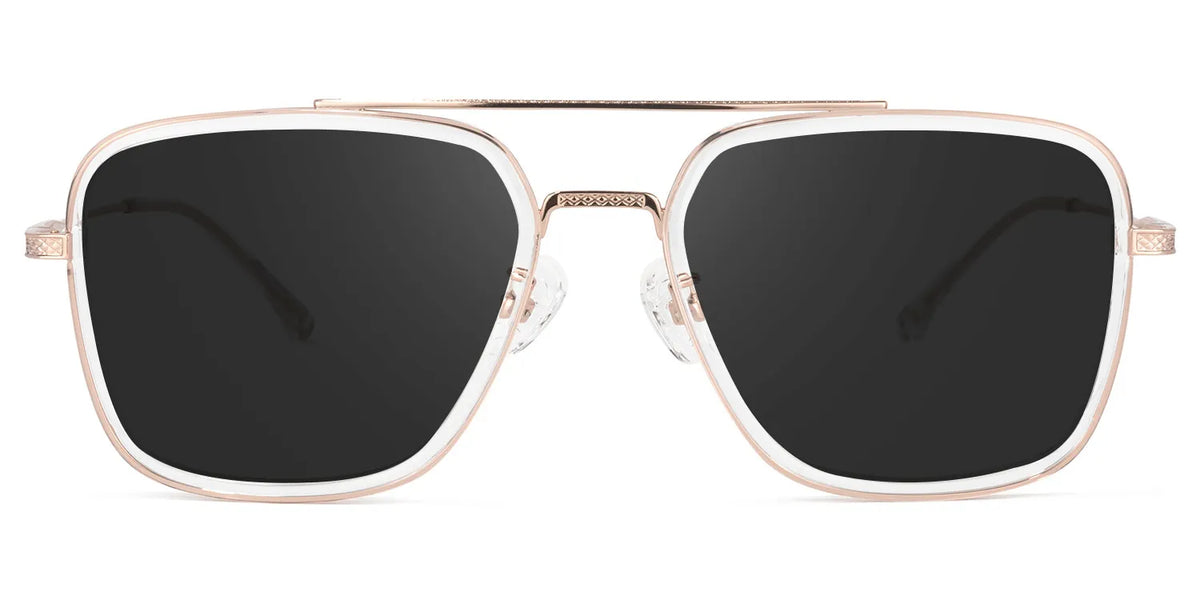 Nayeli Aviator Clear Sunglasses | Zeelool Glasses