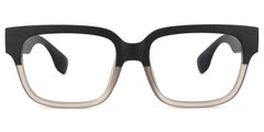 Colin Rectangle Black-Gray Eyeglasses & Glasses Frames