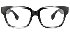 Colin Rectangle Black Chunky Frame Glasses for Men