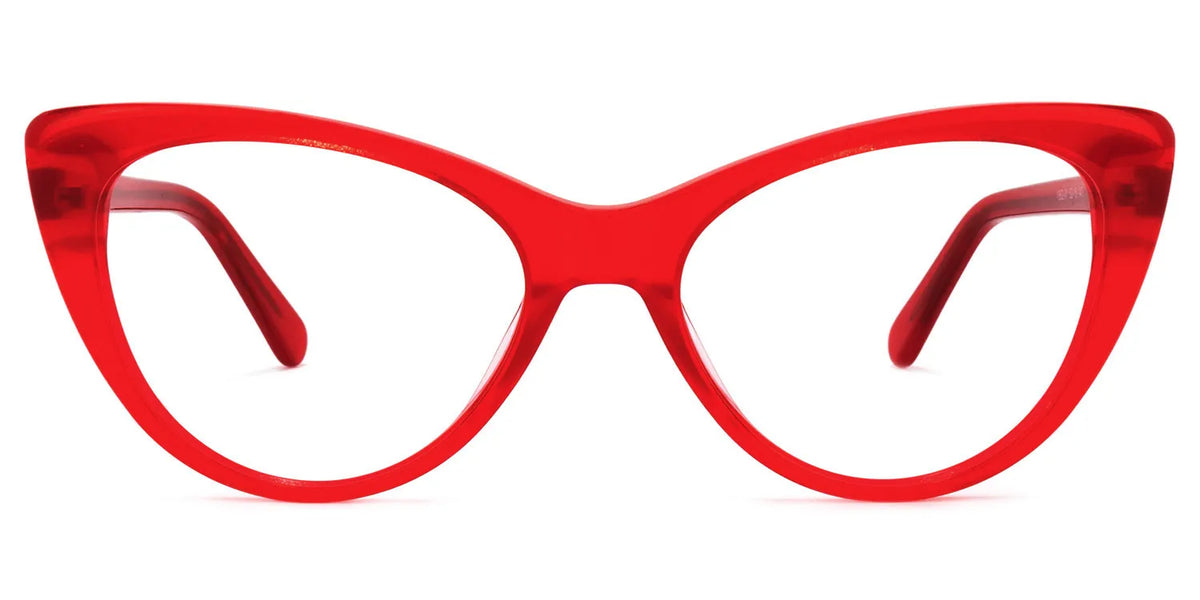 Cat Eye Red Glasses | Zeelool Glasses