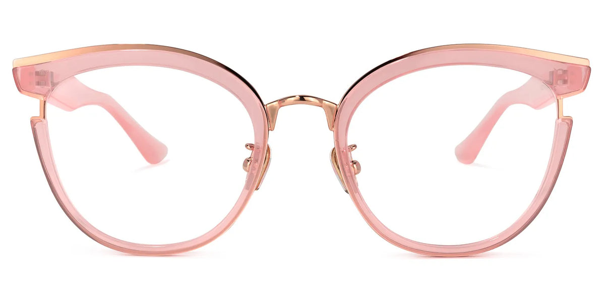 Eleanore Cat Eye Pink Frame Glasses | Zeelool
