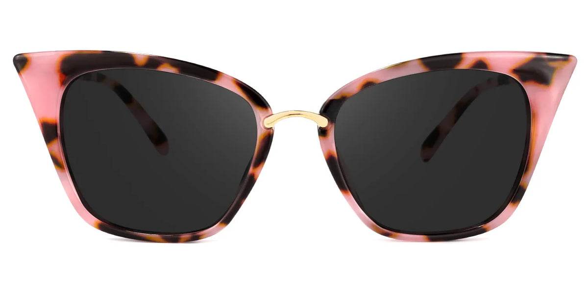 Chandrikar Cat Eye Pink-Floral Sunglasses | Zeelool Glasses