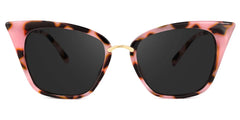 Chandrikar Cat Eye Pink-Floral Sunglasses | Zeelool Glasses