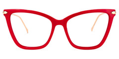 Cat Eye Red Glasses | Zeelool Glasses