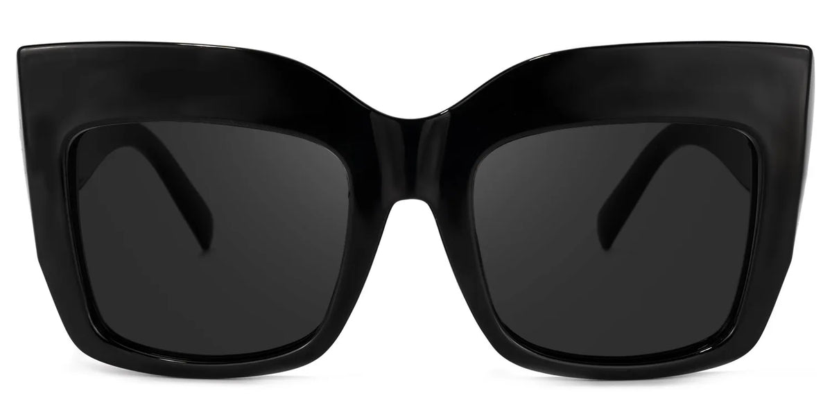 Alberta Cat Eye Black Sunglasses | Zeelool Glasses