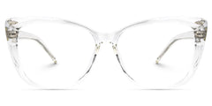 Farris Clear Classy Cat eye Frame Glasses | Zeelool