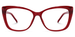 Farris Red Cat eye Frame Glasses for Women | Zeelool