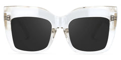 Alberta Cat Eye Clear Sunglasses | Zeelool Glasses