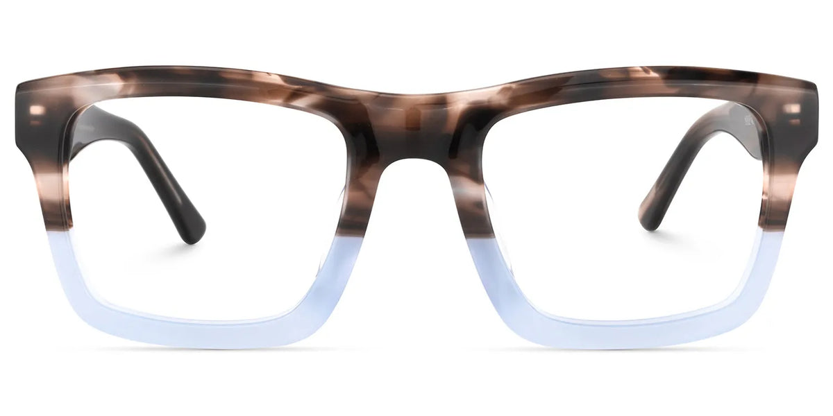 Riley Rectangle Brown Frame Glasses for Ladies