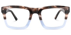 Riley Rectangle Brown Frame Glasses for Ladies