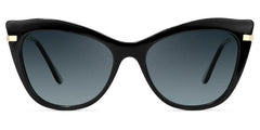 Indira Cat Eye Black Sunglasses | Zeelool Glasses