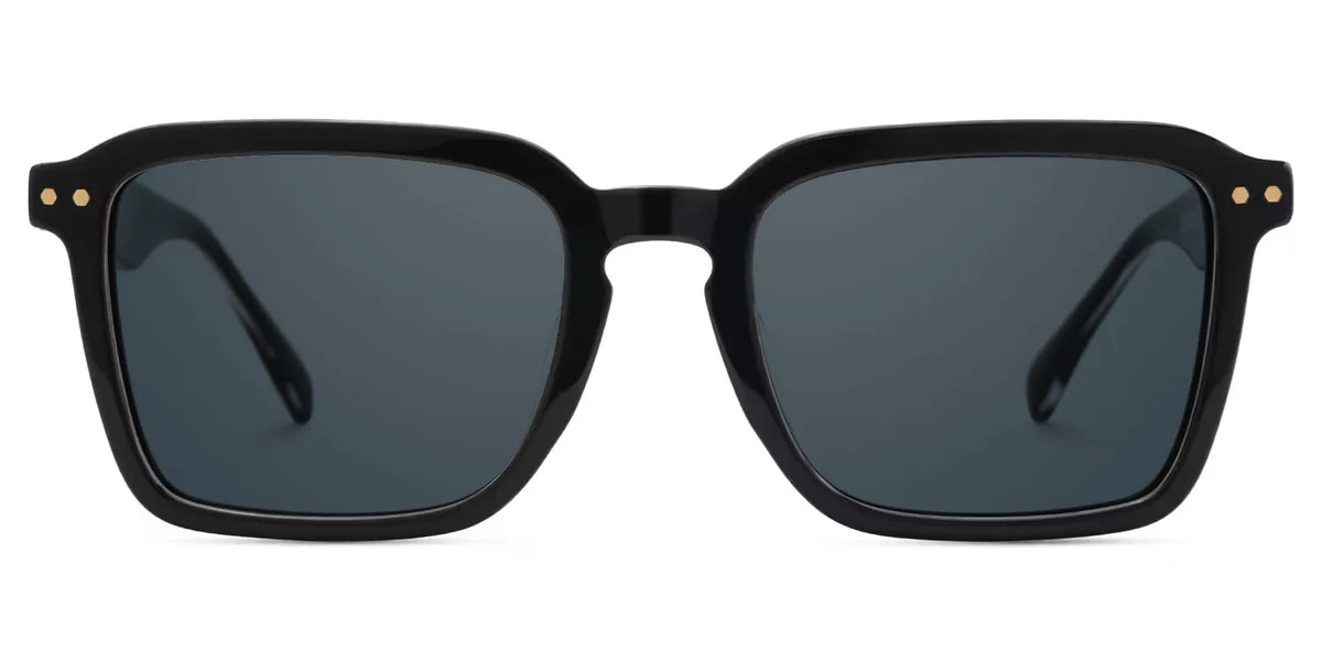 Vickerie Thin Black Glasses in Square Design | Zeelool