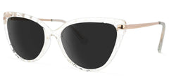Lucas Cateye Clear Sunglasses | Zeelool Glasses