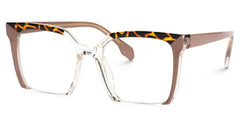 Misty Square Brown Glasses | Zeelool Glasses