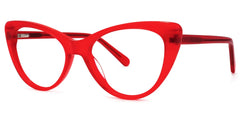 Cat Eye Red Glasses | Zeelool Glasses
