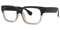 Colin Rectangle Black-Gray Eyeglasses & Glasses Frames