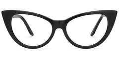 Jaden Cat-eye Black Eyeglasses and Glasses Frames