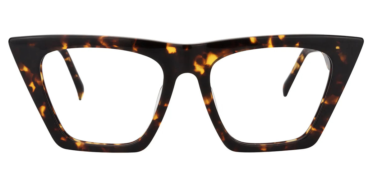 Cecile Frame Glasses with Cat Eye, Tortoise Style