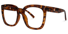 Ebony Tortoise Eyeglasses and Square Glasses Frames