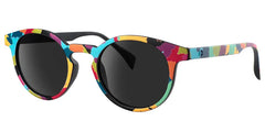 Street-Artist Round Colorful Sunglasses | Zeelool Glasses