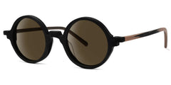 Otto Round Black Sunglasses | Zeelool Glasses