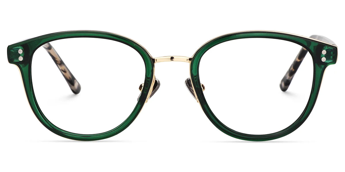 Matthew Round Green Glasses | Zeelool Glasses