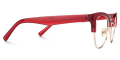 Charlene Browline Red Eyeglasses and Glasses Frames