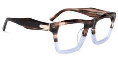 Riley Rectangle Brown Frame Glasses for Ladies