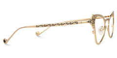 Marimar Geometric Gold Eyeglasses and Metal Frames
